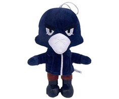 Minkštas pliušinis žaislas HappyJoe Brawl stars Crow, mėlynas, 22 cm.