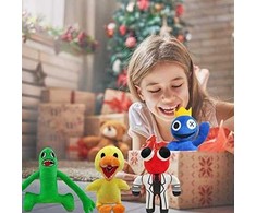 Minkštas pliušinis žaislas Rainbow friends, žaliasis ilgarankis, 30cm