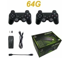 NAUJA vaizdo žaidimų konsolė 2.4G dvigubas belaidis valdiklis Game Stick 4K 20000 žaidimai 64GB 32GB retro žaidimai Televizoriaus dovana berniukui