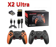 Nauja X2 Ultra Video Game Stick konsolė arba TIK 2.4G dvigubas belaidis valdiklis 4K HD30000 Games 64G/128G Retro Games Christmas Gift 64G