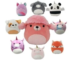 Pliušinis žaislas HappyJoe Squishmallows, rožinis vienaragis, 20cm