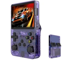 R36S Retro delninė vaizdo žaidimų konsolė atviro kodo Linux 3,5 colio IPS ekrano mini žaidimų konsolė 3D dviguba sistema vaikams ir suaugusiems