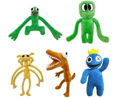 Rainbow Friends įdaryti gyvūnai Žaislai Mėlyna Monster Minkštas pliušas