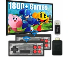 Retro žaidimų konsolė HappyJoe 1800 Games + Download, 4K HDMI HD