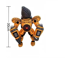 Select „Skibidi Toilet Titan Clockman“ Atnaujinimas „Plushie Titan Compute Man Drillman“ Pliušinis Fotoaparatas_Yellow