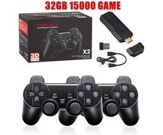 Vaizdo žaidimų lazdelė 4K GD10 konsolė 2.4G dvigubas belaidis valdiklis 40000 žaidimų 128GB retro žaidimai, skirti TV berniukui dų dovana