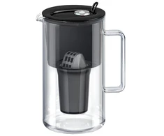 Vandens filtro ąsotis Aquaphor Nord A5 Juodas Glass filter jug, juodas