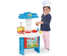 Virtuvėlė 64 cm Dolu Fisher Price, su 19 priedų, 1820