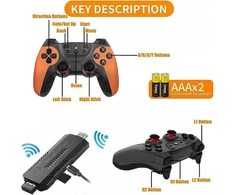 X2 Ultra Video Game Stick konsolė arba tik 2,4 g dvigubas belaidis valdiklis 4k HD30000 žaidimai 128 g retro žaidimai Kalėdų dovana 128 g x2uitra