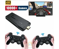 Žaidimų konsolė Belaidė klasikinių retro TV žaidimų konsolė Data Frog Y3 Lite, 10000 skirtingų žaidimų