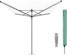 Brabantia Besis. Džiov. Lift-O-Matic60m met. str. - Metallic Pilkas