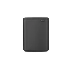 Brabantia Bo Waste Bin, 12L - Mineral Infinite Pilkas