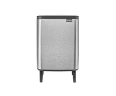 Brabantia Šiukšlių dėžė, Bo Hi 12L - Matt Steel Fingerprint Proof