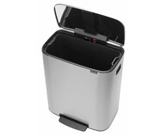 Brabantia Šiukšlių dėžė su pedalu, Bo 60L - matinės plieno spalvos