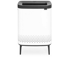Brabantia Skalbinių dėžė BO, 2 x 45 l, baltos spalvos