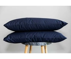 Patalynės komplektas MIEGO GURU PREMIUM satino pagalvės užvalkalas " Navy" (TC300) 50x70cm