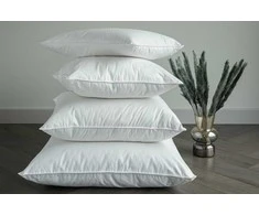 MIEGO GURU Pūkinė pagalvė 90% žąsų pūkų "LUXURY" 60x60cm (600g.)