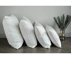 MIEGO GURU Pūkinė pagalvė 90% žąsų pūkų "LUXURY" 60x60cm (600g.)