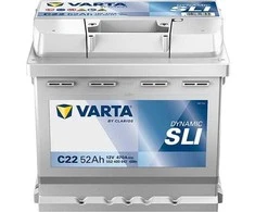 Akumuliatorius Varta BD C22, 52 Ah, 470 A, 12 V