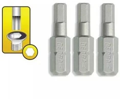 Dedra Atsuktuvo antgaliai Hex H5x25mm 3vnt blisteris