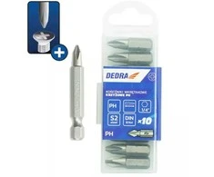 Dedra Atsuktuvo antgaliai Phillips PH2x50mm10vnt plast deute