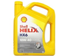 Automobilio variklio tepalas Shell Helix HX6, 10W-40, 5 l