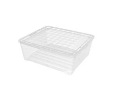 Daiktadėžė CURVER, 10 l, skaidri, 34,2×29,7×12,5 cm