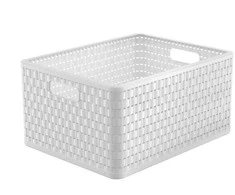 Daiktadėžė ROTHO 11668, 28 l, balta, 43×33×21,5 cm