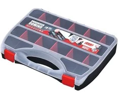 Dėžė Patrol Organizer Domino 36 iš PVC | juoda (36,4 x 26,8 x 6,6 cm)