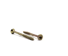 GLTX medvaržčiai su T-17 įpjova, geltonai cinkuoti, TORX20, 4.0x40/24 (40 vnt.)