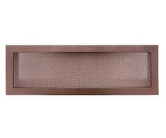Grotelės židiniui HEARTH, vario spalvos, 170 x 490 mm
