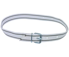Identifikacinis saitas 120 cm baltas/juodas metalinė sagtis 20889