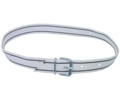 Identifikacinis saitas 130 cm balta/juoda metalinė sagtis 20878