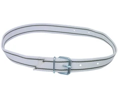 Identifikacinis saitas 130 cm balta/juoda metalinė sagtis 20878