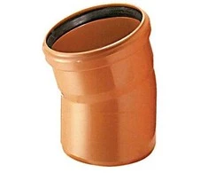 Lauko kanalizacijos alkūnė Magnaplast, Ø 110 mm x 30°