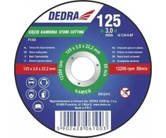 Dedra Pjovimo diskas akmeniui igaubtas 125x32x222