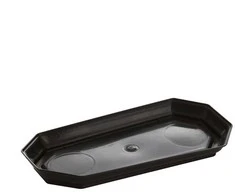 Plastikinė kaktusinės lėkštė Uniplastex Upp, 24.2 x 11.3 cm