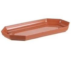 Plastikinė kaktusinės lėkštė Uniplastex, 23 x 11 cm