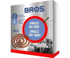 Spiralė uodų atbaidymui Bros, 10 vnt