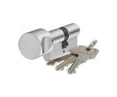 Spynos cilindras Abus KE60, 70 mm, nikeliuota
