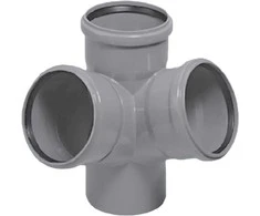 Vidaus kanalizacijos keturšakis HTplus, Ø110/110/110 mm,67°
