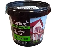 Dažai gumos pagrindu FARBEX FARBA GUMOVA grafitas 1,2kg.
