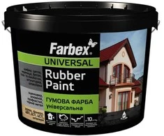 Dažai gumos pagrindu FARBEX FARBA GUMOVA grafitas 1,2kg.