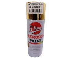 Universalūs aerozoliniai dažai EZ MATCH auksiniai 400 ml.