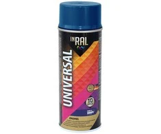 Aerozoliniai universalūs dažai INRAL UNIVERSAL mėlyna RAL5010 400 ml.