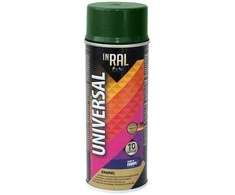 Aerozoliniai universalūs dažai INRAL UNIVERSAL samanos RAL6005 400 ml.