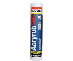 Soudal Acryrub SWS 310ml-dažomas hermetikas