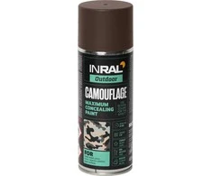 Aerozoliniai dažai INRAL CAMOUFLAGE odos ruda RAL8027 matinė 400 ml. 2684004