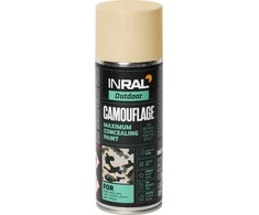 Aerozoliniai dažai INRAL CAMOUFLAGE smėlio RAL1001 matiniai 400 ml. 2684005