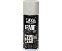 Aerozoliniai dekoratyviniai dažai INRAL EFFECT GRANITE akmens imitacinė kreminė spalva matinė 400 ml. 2682002